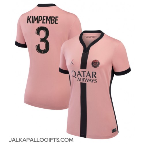 Paris Saint-Germain Presnel Kimpembe #3 Kolmaspaita Naiset 2024-25 Lyhythihainen